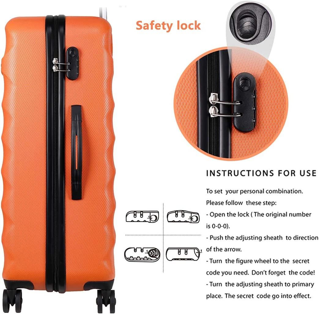 Anti-scratch ABS Material Hardside Spinner luggage, 28inch luggage, Wear-resistant, Lightweight Spinner Suitcase