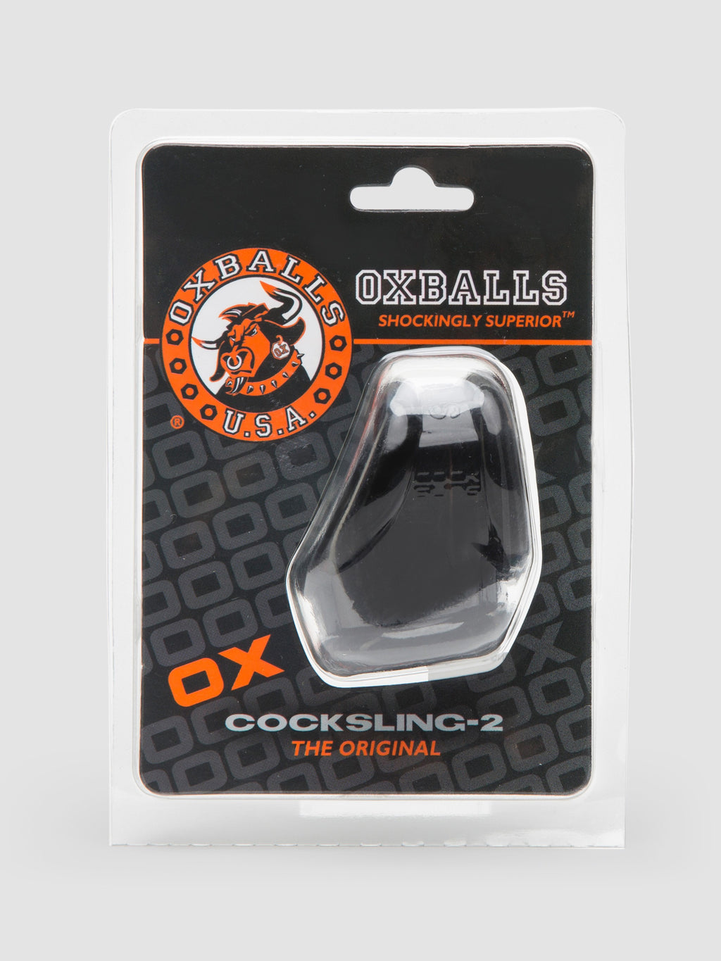 Oxballs Atomic Jock Stretchy Cock and Ball Sleeve , Black | Black