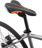 Schwinn Phocus 1500 Flat Bar Sport Fitness Hybrid Bikes, 17-Inch/Small Step-Through or 19-Inch/LarStep-Over Aluminum Frame with  24-Speed Drivetrain, Disc Brakes, and 700c Wheels, Matte Grey