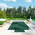 vevor pool safety cover 16x32 ft w/center step rectangular swimming pond winter