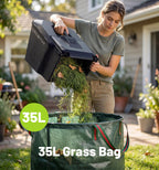 20V 14" Electric Lawn Mower, Brushless Cordless Lawn Mower with 2-in-1 Mulching &amp; Bagging, 5.0Ah Battery Lightweight Push Mower with 5-Position Height Adjustment for Small Yards