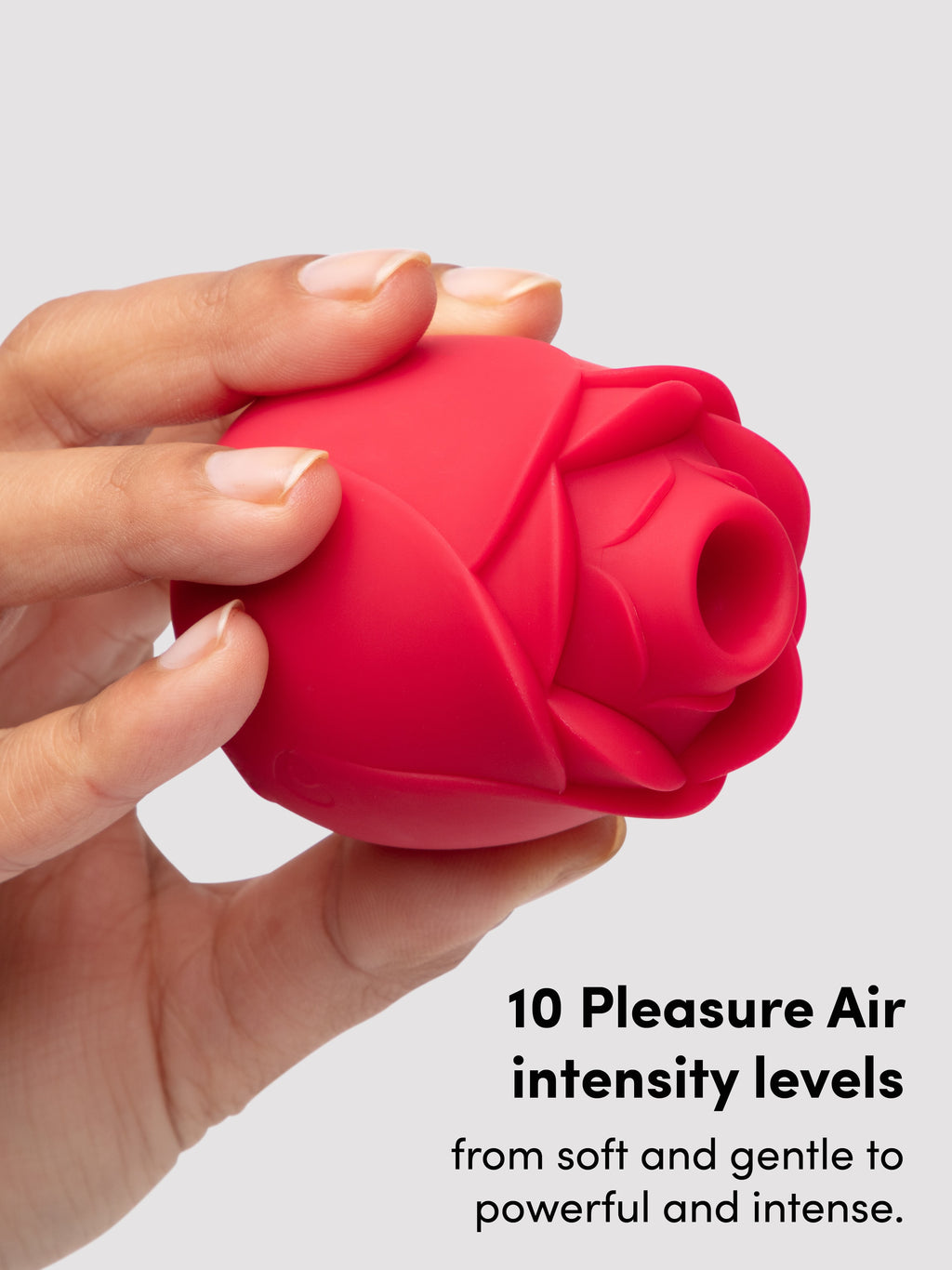 Lovehoney Rose Clitoral Suction Stimulator, Red
