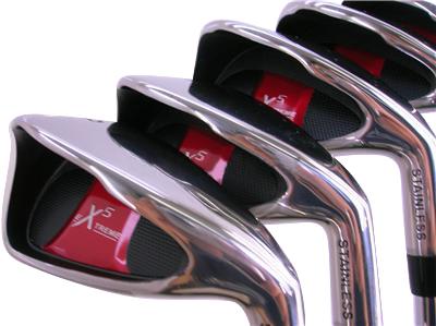 Extreme X5 Wide Sole iBRID Iron Set Senior Men's Complete 8-Piece Iron Set (4-SW) Right Handed Senior Flex A Flex Club
