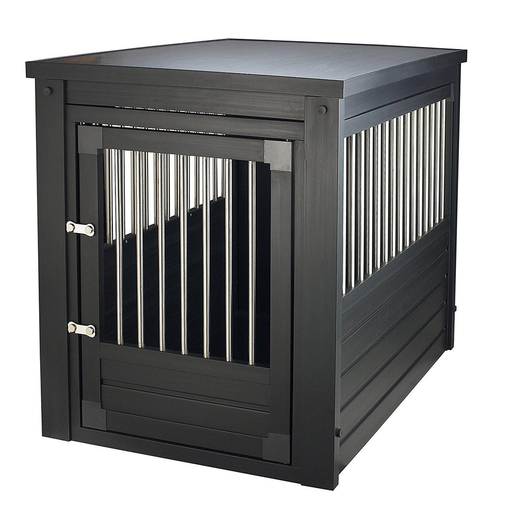 APet Espresso Dog Crate w/Metal Spindles L