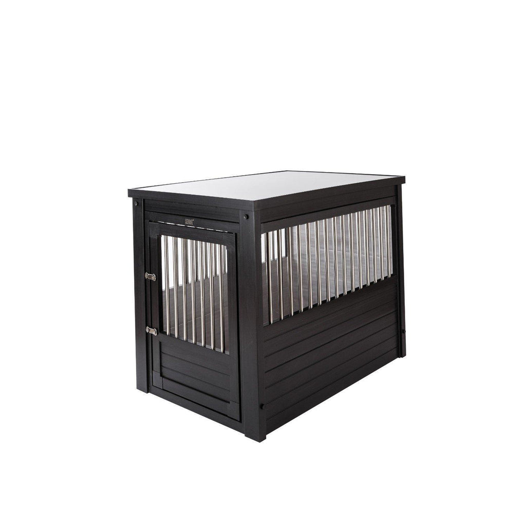 APet Espresso Dog Crate w/Metal Spindles L