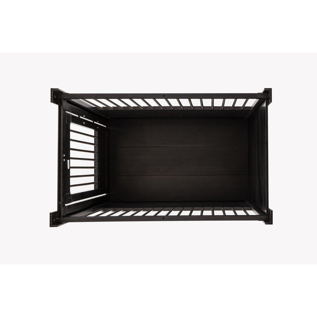APet Espresso Dog Crate w/Metal Spindles L