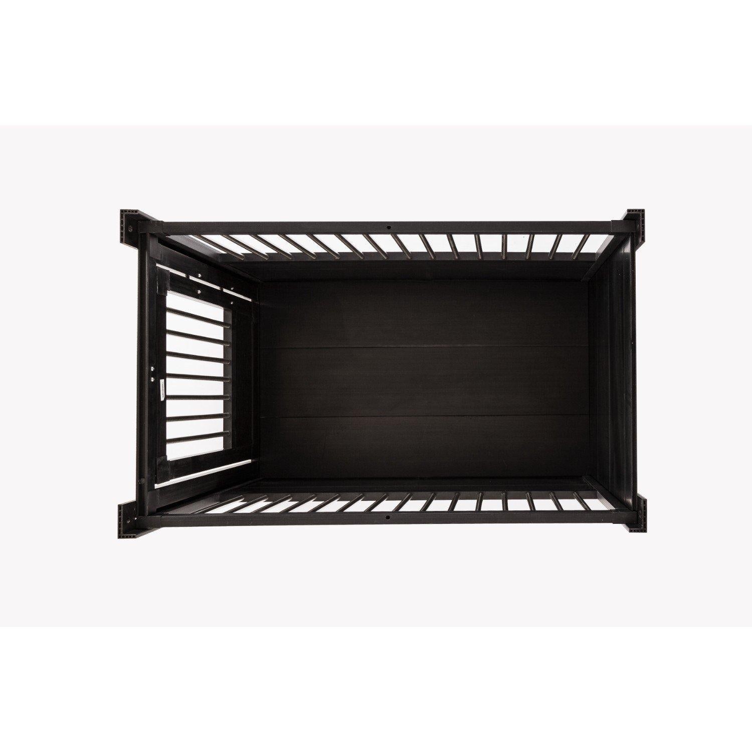 APet Espresso Dog Crate w/Metal Spindles L