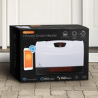 Heat Storm Phoenix 1500W WiFi Infrared Space Heater, Indoor, White, HS-1500-PHX-WIFI