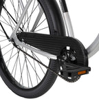 Huffy 26 In. Nel Lusso Men’s Beach Cruiser Bike, Silver