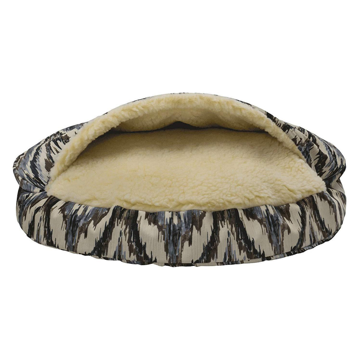 Snoozer Premium Micro Suede Cozy Cave Pet Bed in Palmer Indigo