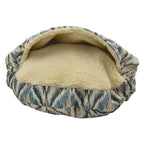 Snoozer Premium Micro Suede Cozy Cave Pet Bed in Palmer Indigo