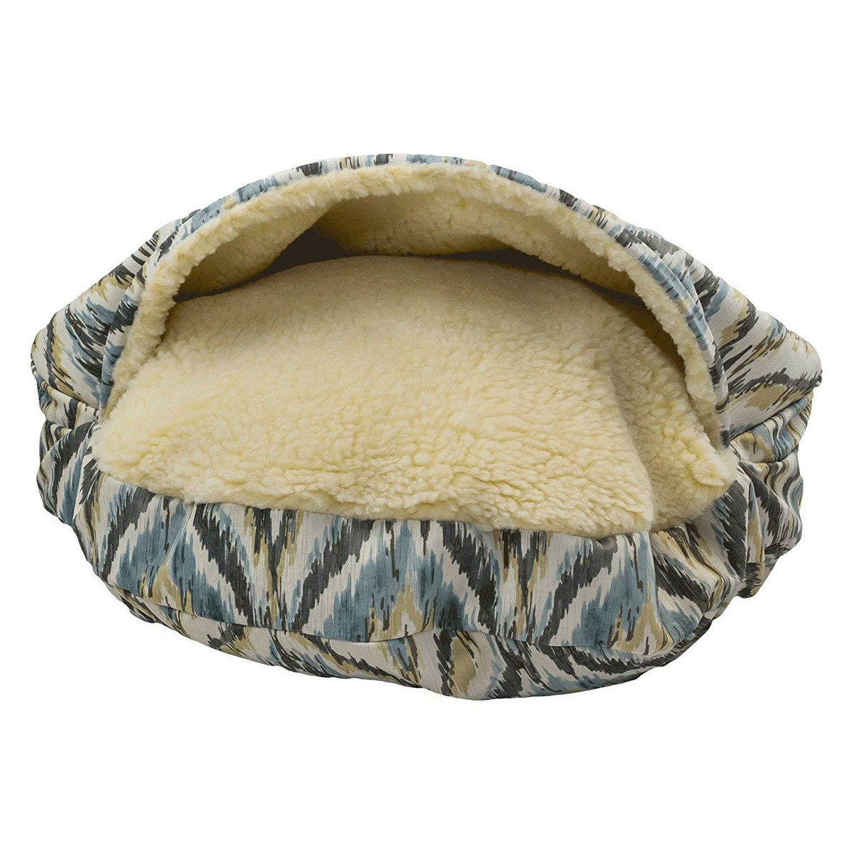 Snoozer Premium Micro Suede Cozy Cave Pet Bed in Piston Sand