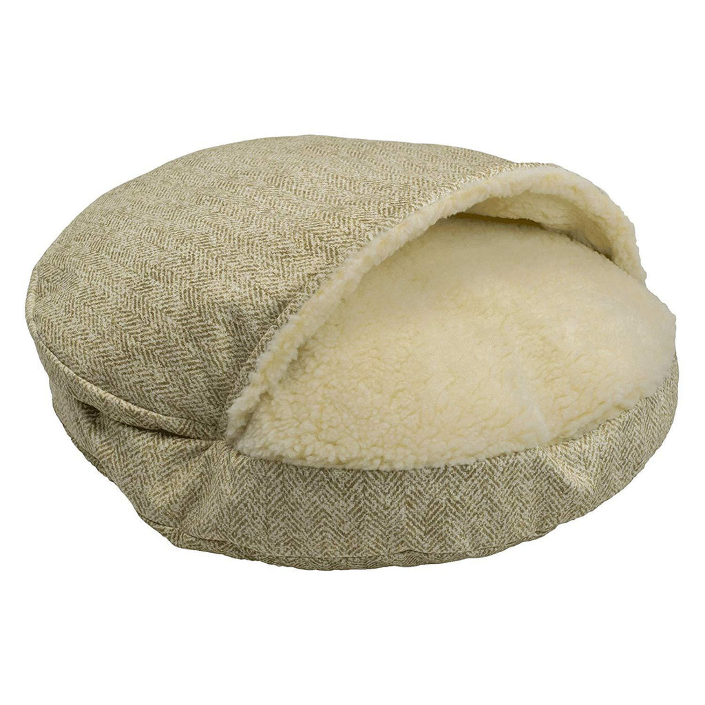Snoozer Premium Micro Suede Cozy Cave Pet Bed in Palmer Indigo