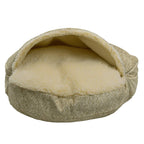 Snoozer Premium Micro Suede Cozy Cave Pet Bed in Palmer Indigo