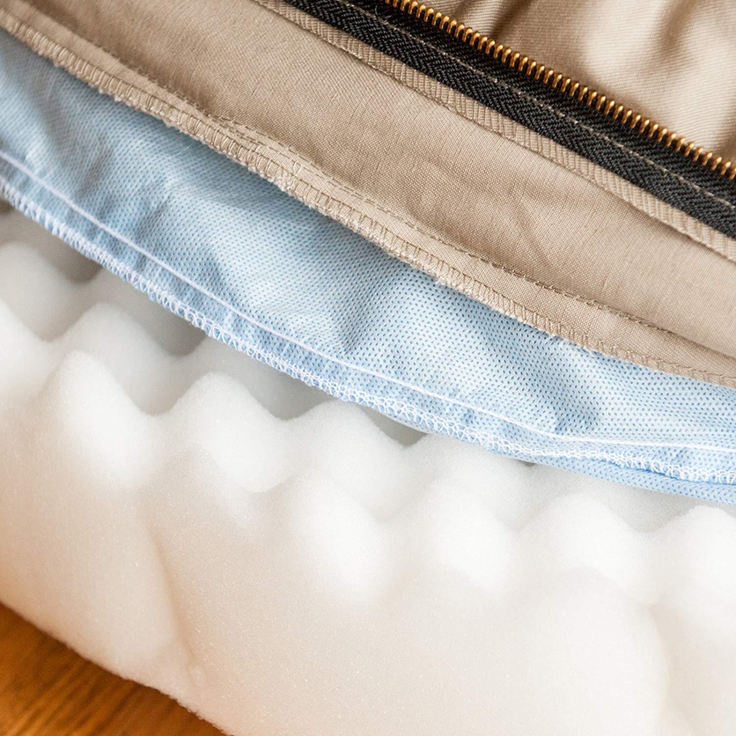 Snoozer Premium Micro Suede Cozy Cave Pet Bed in Palmer Indigo