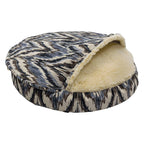 Snoozer Premium Micro Suede Cozy Cave Pet Bed in Red