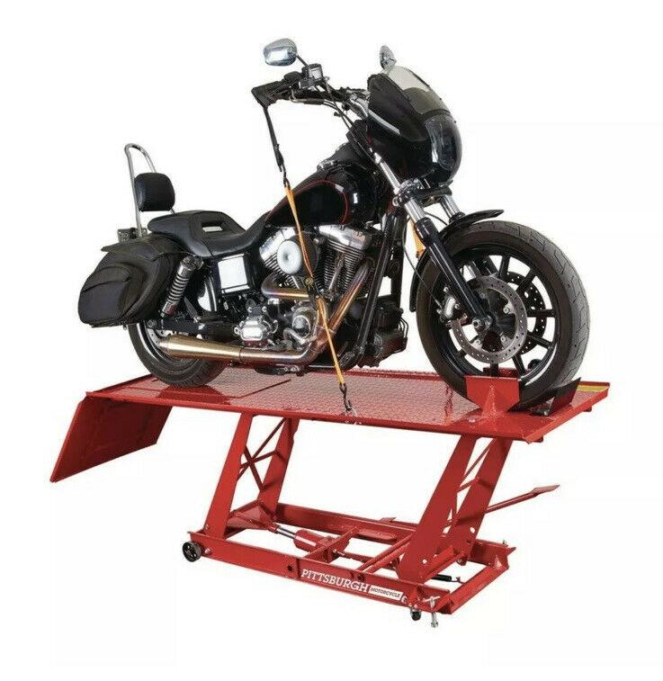 Motorcycle Lift 1000 LB (1/2 Ton) Capacity  Lift ATV Lift Bike Stand Jack Table