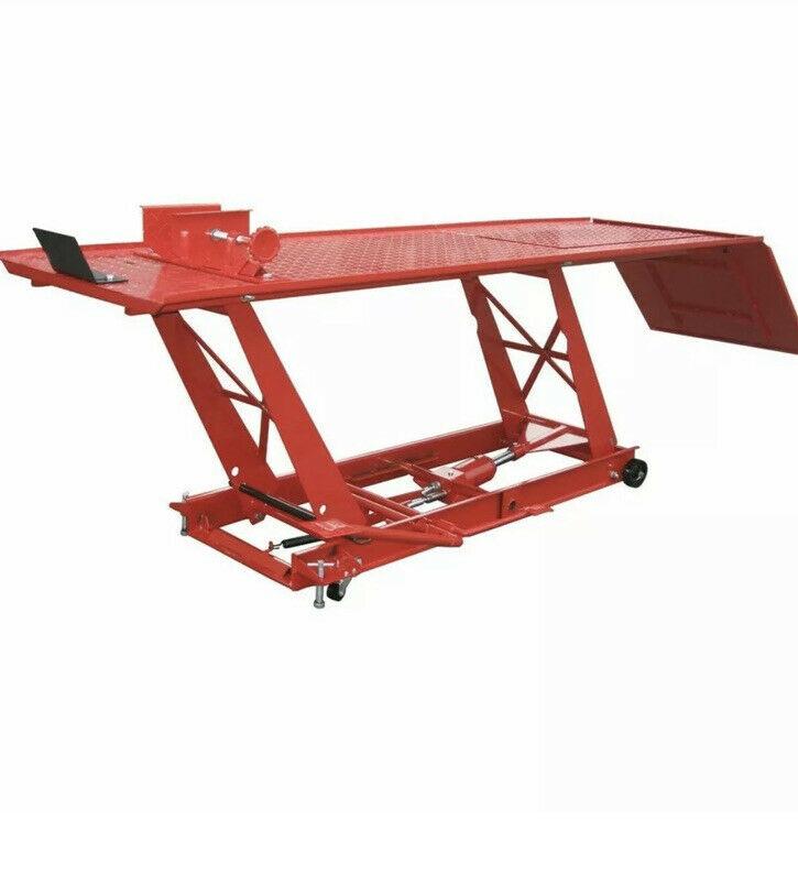 Motorcycle Lift 1000 LB (1/2 Ton) Capacity  Lift ATV Lift Bike Stand Jack Table