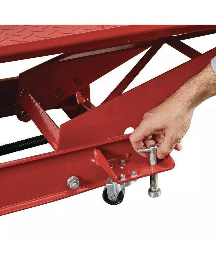 Motorcycle Lift 1000 LB (1/2 Ton) Capacity  Lift ATV Lift Bike Stand Jack Table