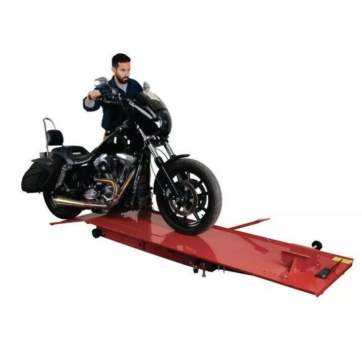 Motorcycle Lift 1000 LB (1/2 Ton) Capacity  Lift ATV Lift Bike Stand Jack Table
