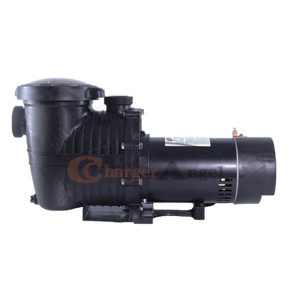 2hp 2speed 220-24v inground swimming pool pump motor strainer w/1.5'' npt
