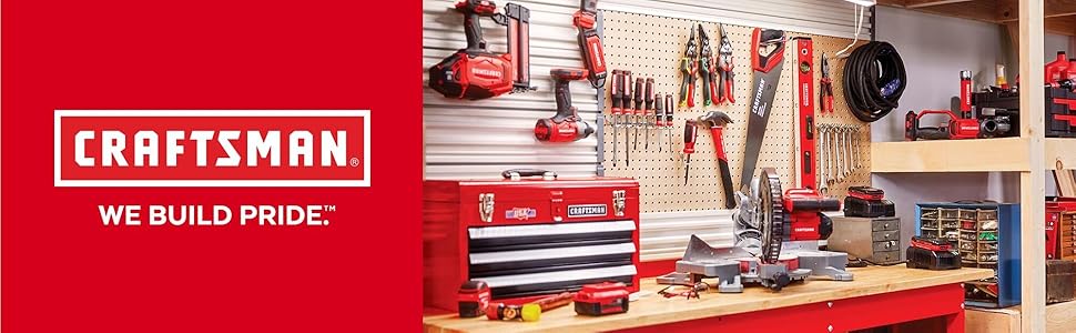 Tool Box, Lockable, 13 in., Red/Black (CMST13004)