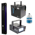 CHAUVET Fog Machine w/ Mini Strobe Light Effect, Black Light &amp; Fog Fluid