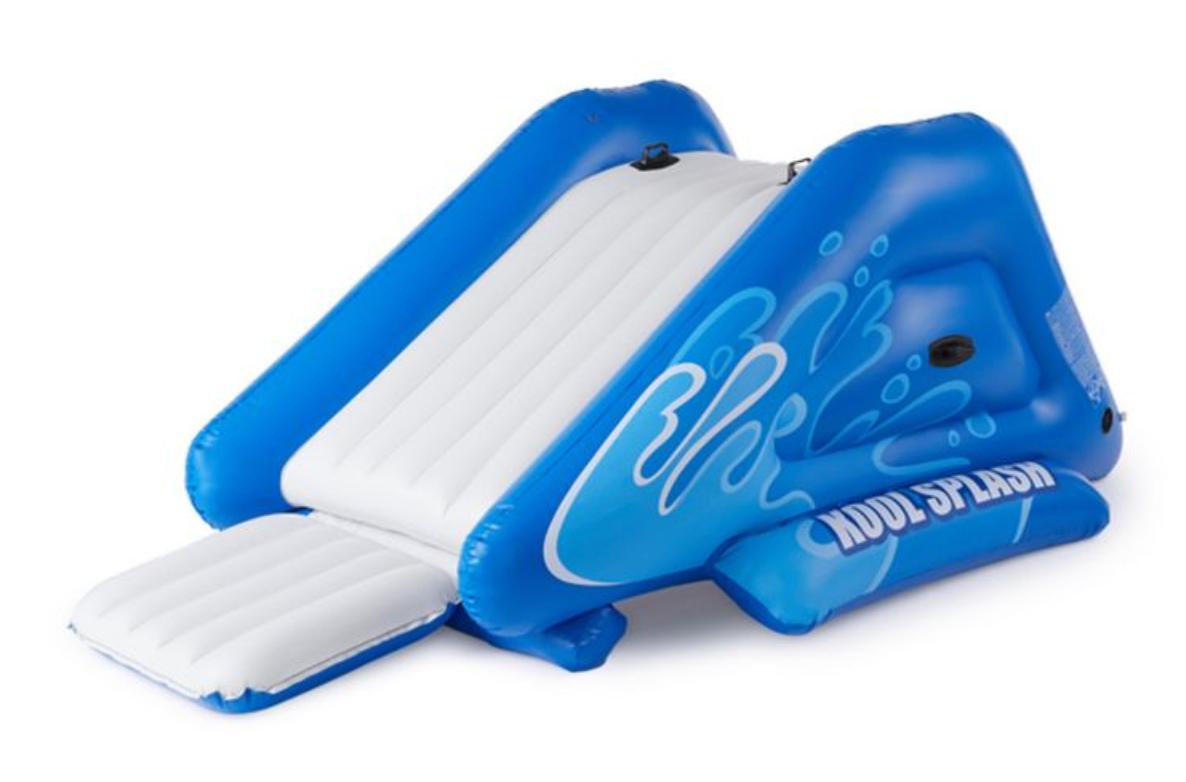 *heavy duty inflatable play center swimming pool spraying water slide accessory*