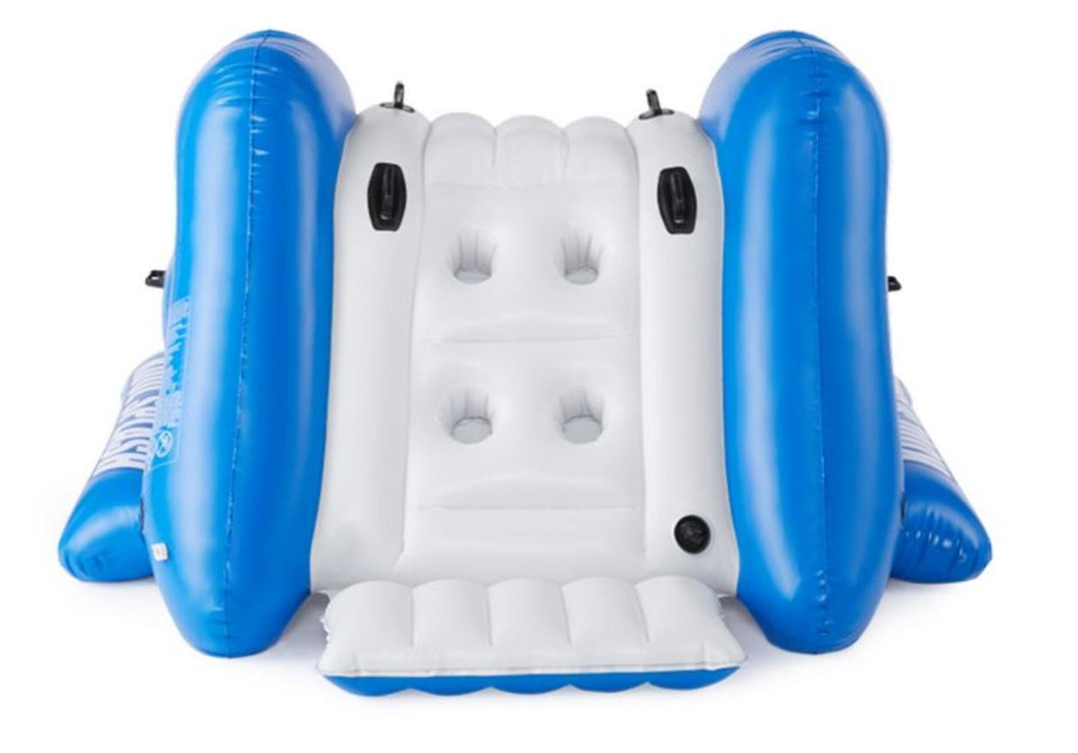 *heavy duty inflatable play center swimming pool spraying water slide accessory*