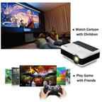 eug 6000lms bt projector hd smart home theater miracast airpplay apps netflix tv