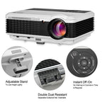 eug 6000lms bt projector hd smart home theater miracast airpplay apps netflix tv