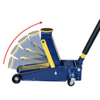 AAIN 3 Ton Steel Heavy Duty Floor Jack with Rapid Pump GaraShop Home Lifting