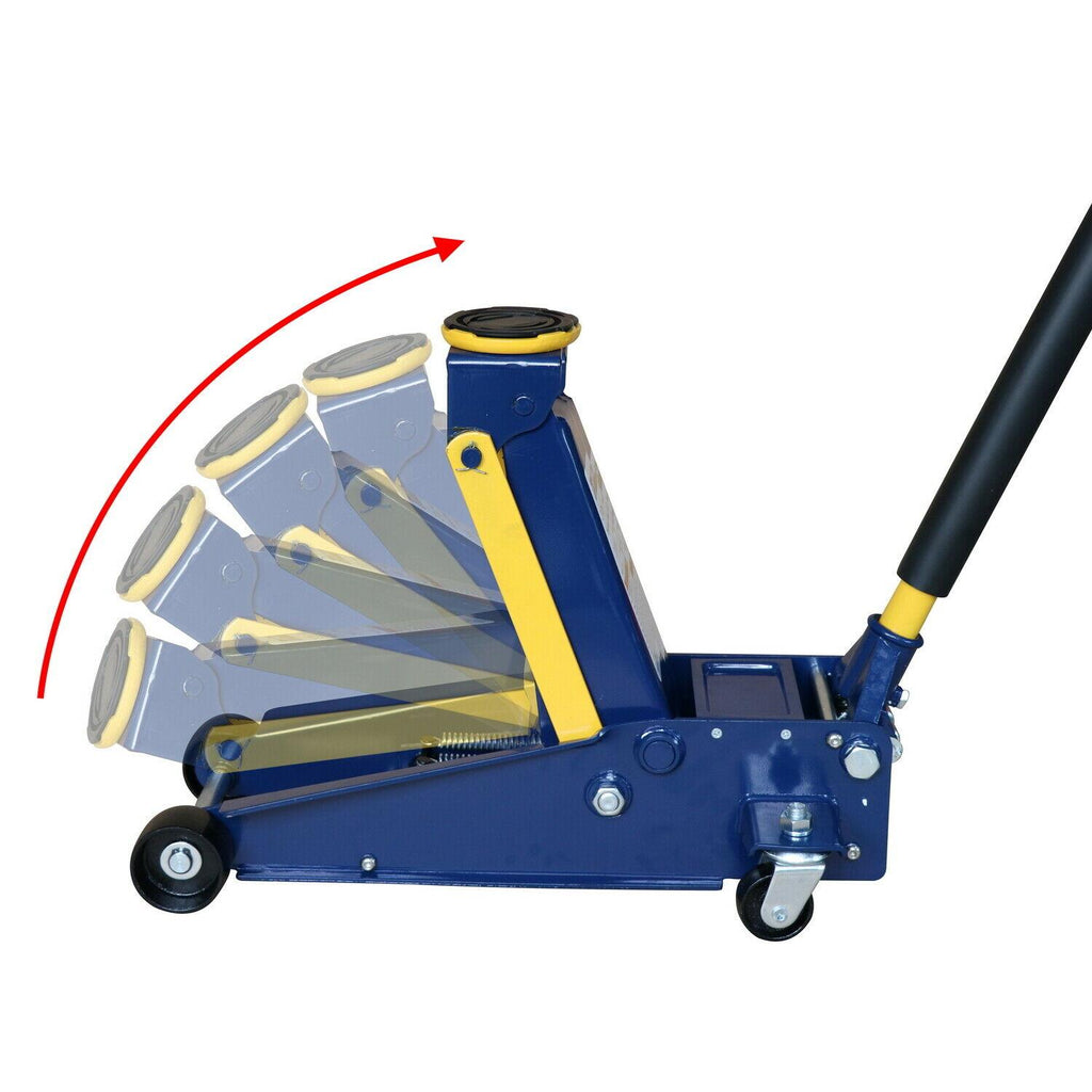 AAIN Floor Jack 3 Ton Long Reach Low Profile Professional Rapid Pump /Car Truck