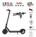 BREEZE Folding Electric Scooter 15 MPH Max Speed with LED Headlights,  One-Step Fold, 8.5 In. Solid Tires, 264 Lbs. Max Weight, 28 Miles Max Distance, Electric Scooter for Commute and Travel, Black