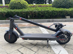 BREEZE Folding Electric Scooter 15 MPH Max Speed with LED Headlights,  One-Step Fold, 8.5 In. Solid Tires, 264 Lbs. Max Weight, 28 Miles Max Distance, Electric Scooter for Commute and Travel, Black
