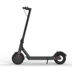BREEZE Folding Electric Scooter 15 MPH Max Speed with LED Headlights,  One-Step Fold, 8.5 In. Solid Tires, 264 Lbs. Max Weight, 28 Miles Max Distance, Electric Scooter for Commute and Travel, Black