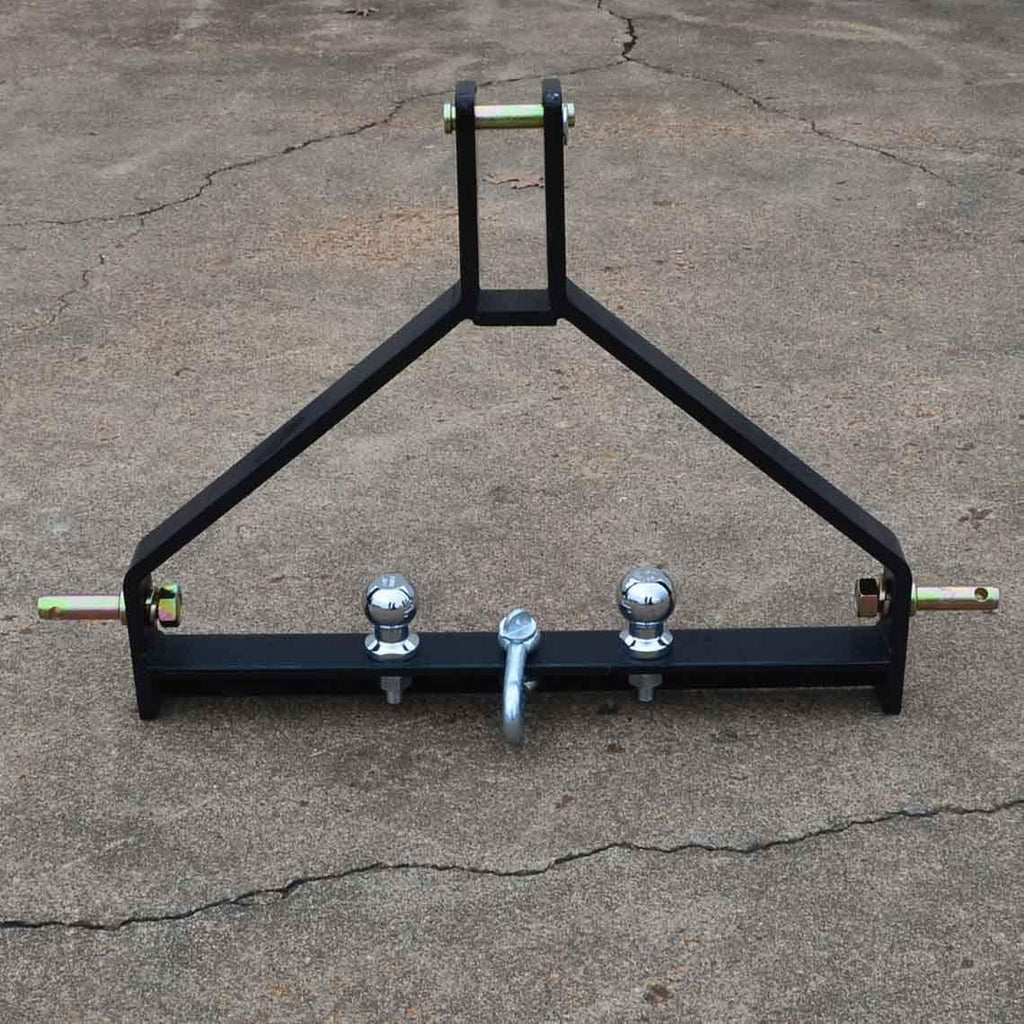 titan attachments tractor drawbar trailer hitch cat 1, 3 point quick hitch compatible