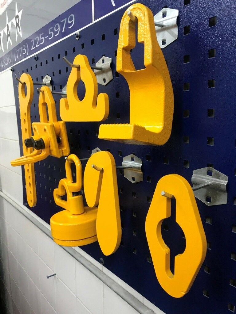 AUTO BODY FRAME MACHINE 7 PIECE TOOL AND CLAMP SET HEAVY DUTY