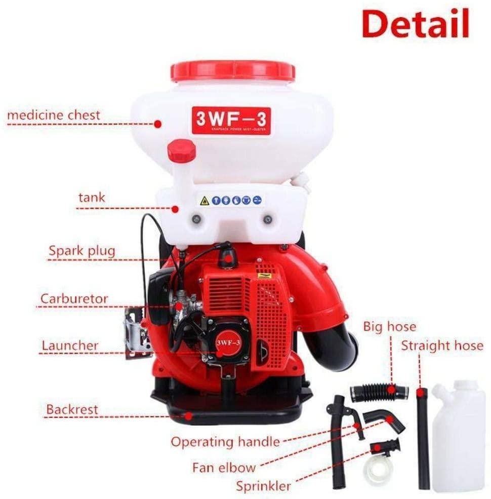 3.5 Gal Backpack Agricultural Mist Duster Sprayer Gas0line Powered Garden Blower