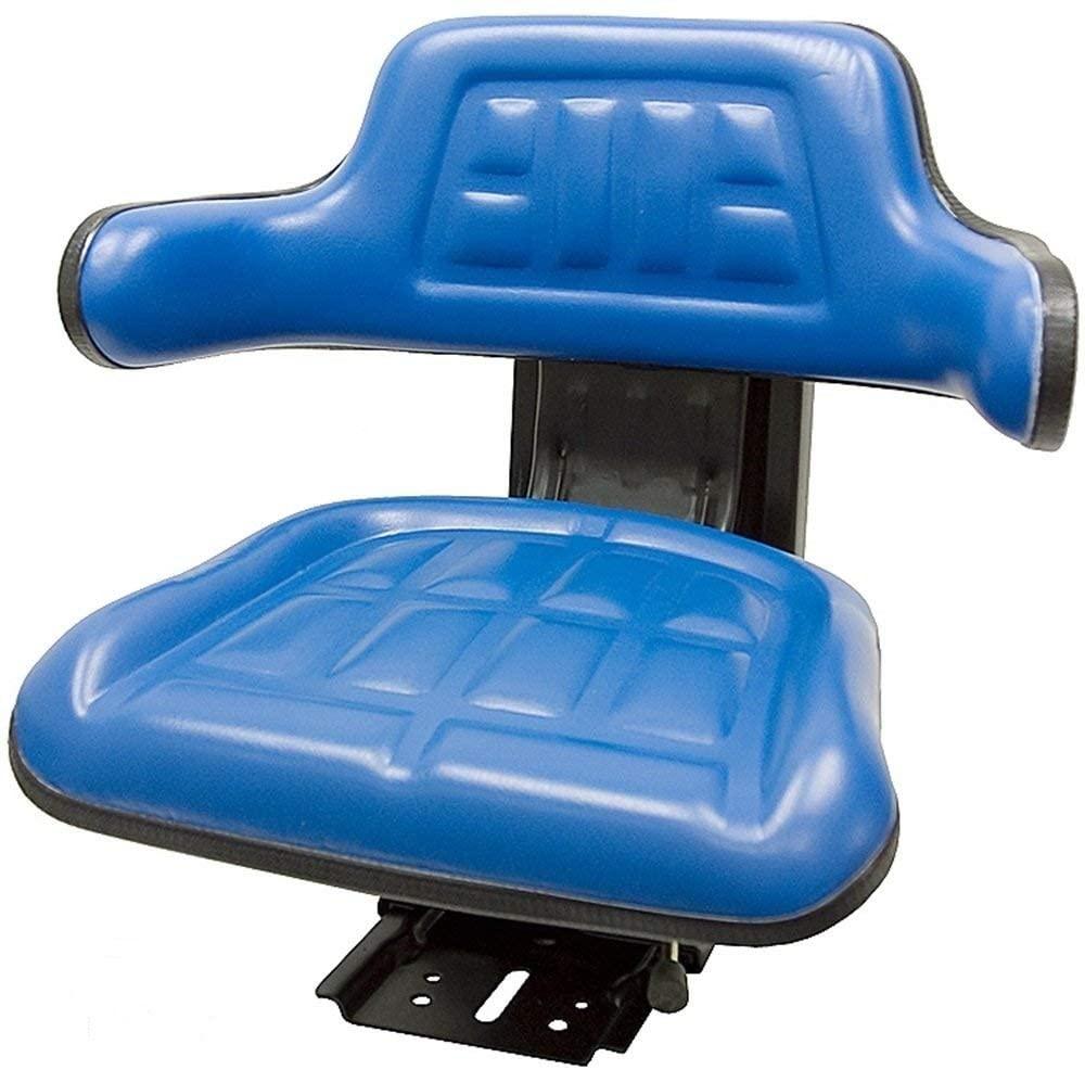blue trac seats brand waffle style universal tractor suspension seat with tilt fits ford/new holland 3900 3930 3910 5000 5100 5600 5610 5900 5910 (same day  - delivers in 1-4 business days