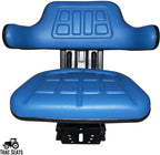 blue trac seats brand waffle style universal tractor suspension seat with tilt fits ford/new holland 3900 3930 3910 5000 5100 5600 5610 5900 5910 (same day  - delivers in 1-4 business days