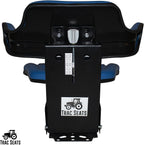 blue trac seats brand waffle style universal tractor suspension seat with tilt fits ford/new holland 4000 4100 4110 4330 4600 4610