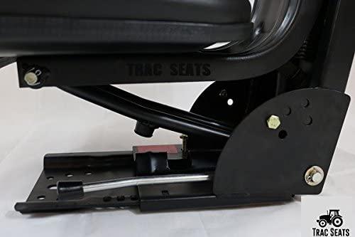 blue trac seats brand waffle style universal tractor suspension seat with tilt fits ford/new holland 3900 3930 3910 5000 5100 5600 5610 5900 5910 (same day  - delivers in 1-4 business days