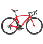 YINHAI Carbon Fiber Road Bike, Carbon Fork,  UT R8000, 22 Speeds, 700C Wheels, Red, White