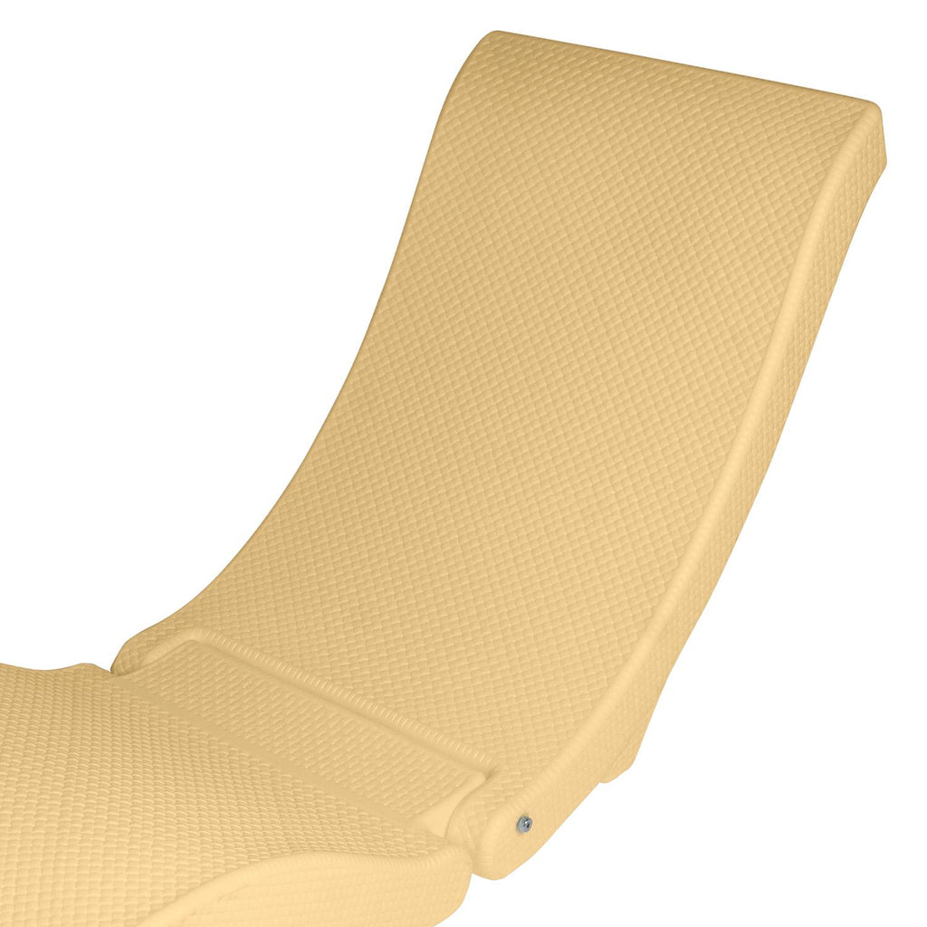 SwimWays Terra Sol Sonoma All Weather Waterproof Rattan Swimming Pool Spa Chaise Lounge Floating Chair, Tan