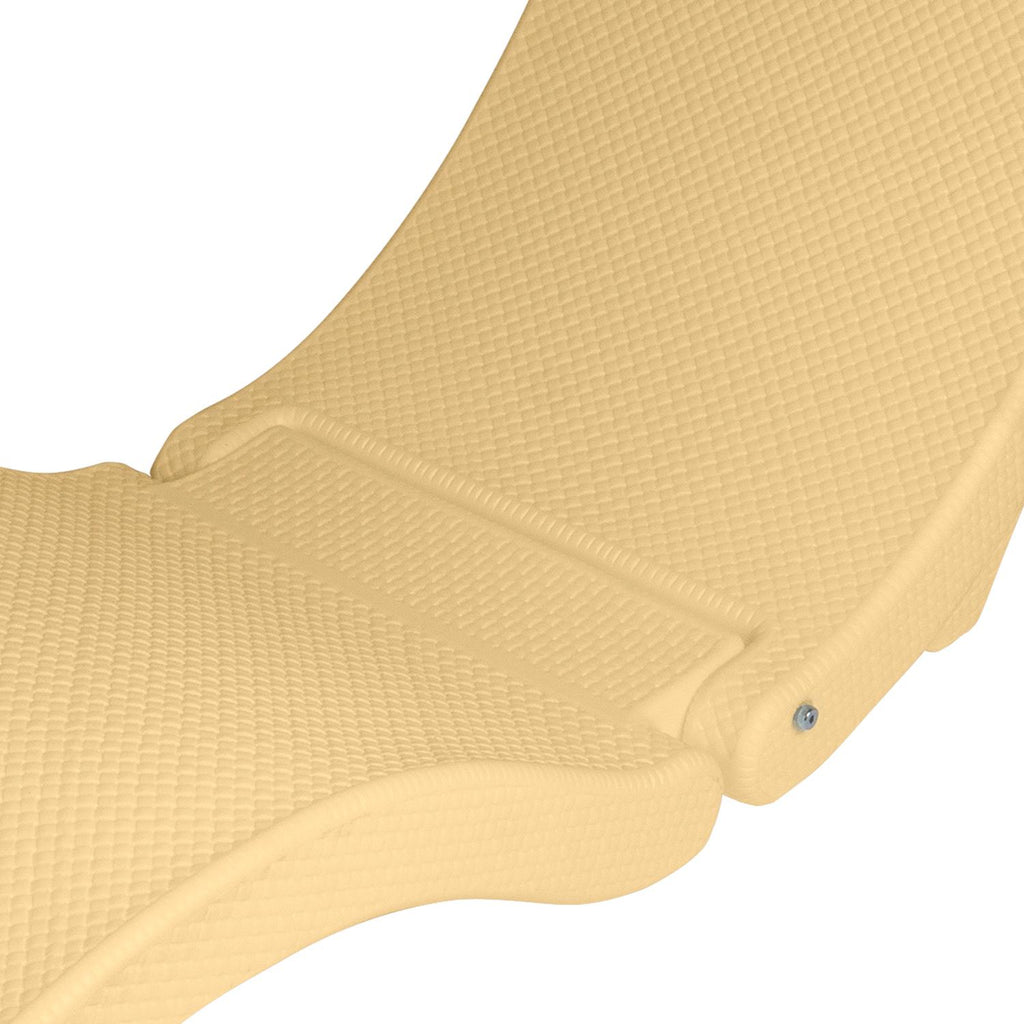 SwimWays Terra Sol Sonoma All Weather Waterproof Rattan Swimming Pool Spa Chaise Lounge Floating Chair, Tan