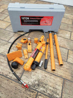 10 Ton Porta Power Hydraulic Jack Auto Body Frame Repair Kits Lift Ram 2 m Hose
