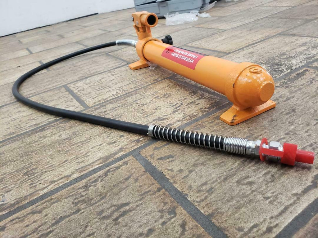 10 Ton Porta Power Hydraulic Jack Auto Body Frame Repair Kits Lift Ram 2 m Hose