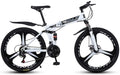 Bike Mountain Foldable 26-inch Adult Double Shock  Mechanical disc Brakes Suitable for Off-Road on Any Road
