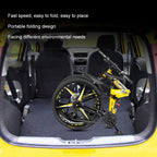 Bike Mountain Foldable 26-inch Adult Double Shock  Mechanical disc Brakes Suitable for Off-Road on Any Road